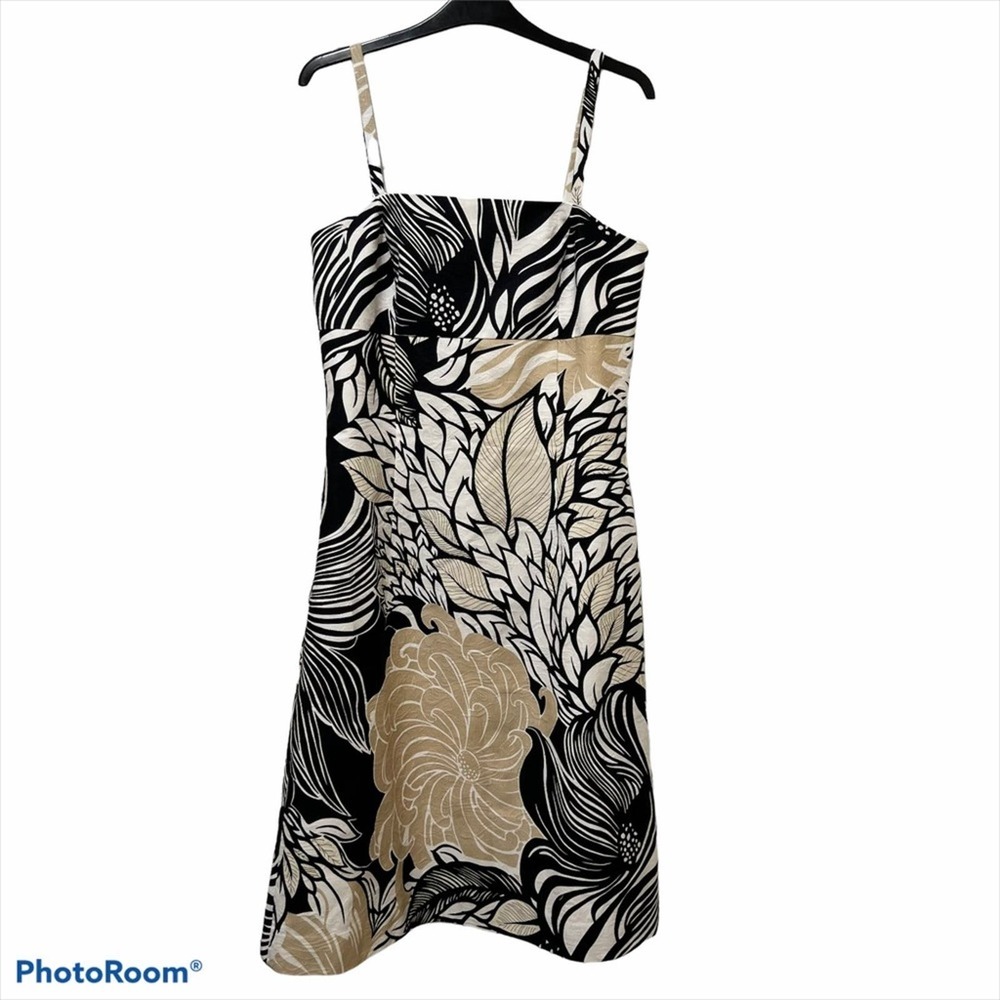 Ann Taylor White Floral Sundress 10